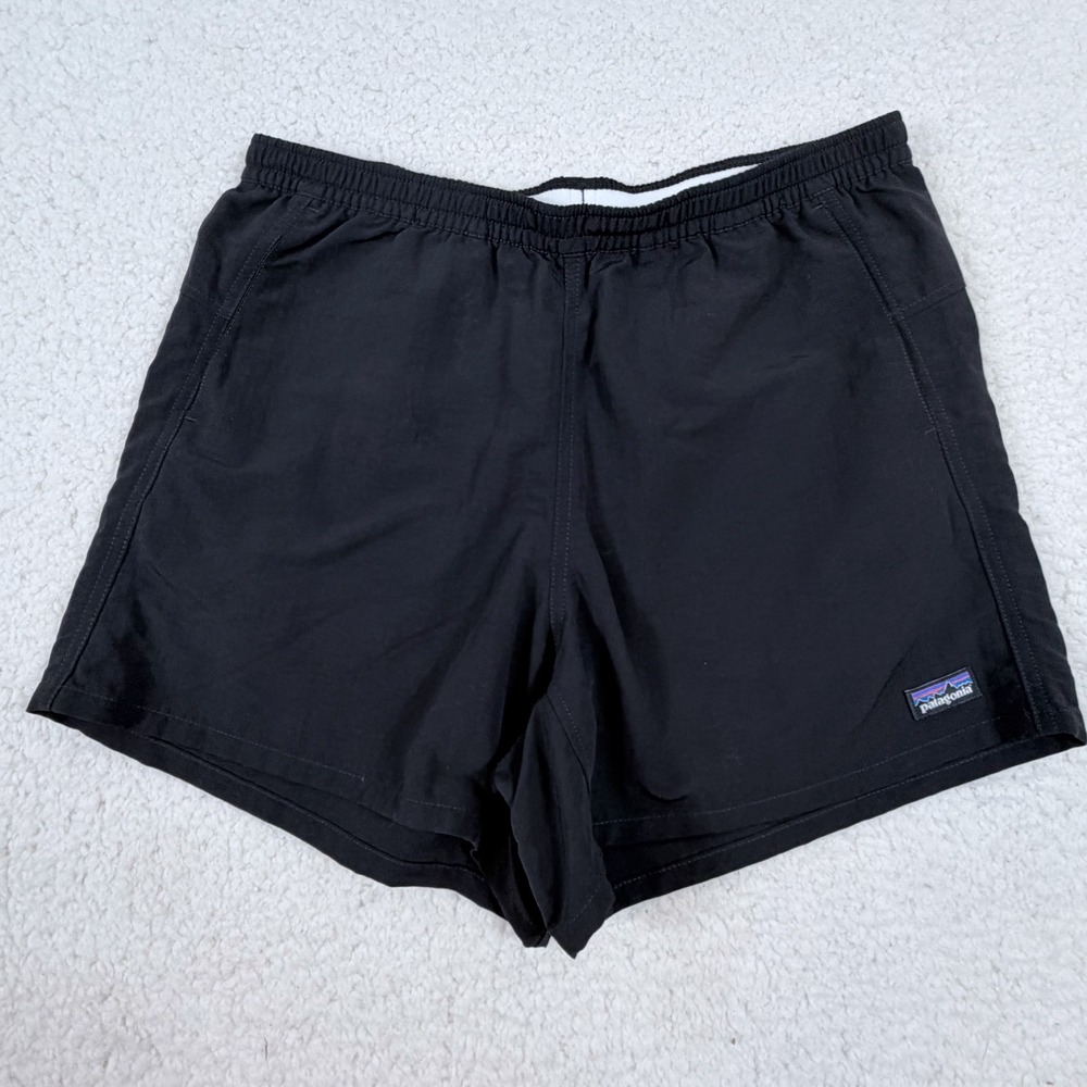 Patagonia Baggies Shorts Black 5  Inseam Womens Medium STY57058